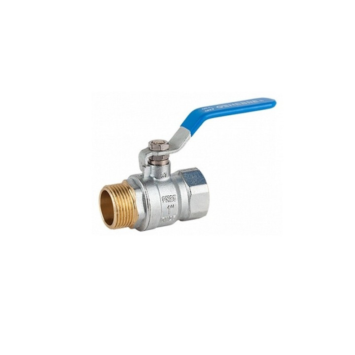 Rutulinis ventilis vandeniui ½" vidinis/išorinis sriegis (ilga rankena)