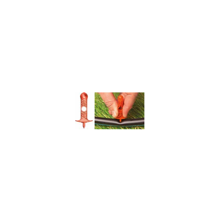 Plastikinis skylamušis 3-4 mm, oranžinis