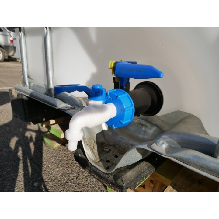IBC ventilis 60 mm su pajungimu laistymo žarnai