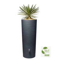 Dekoratyvinė vandens talpa Natura Graphite grey 210 L