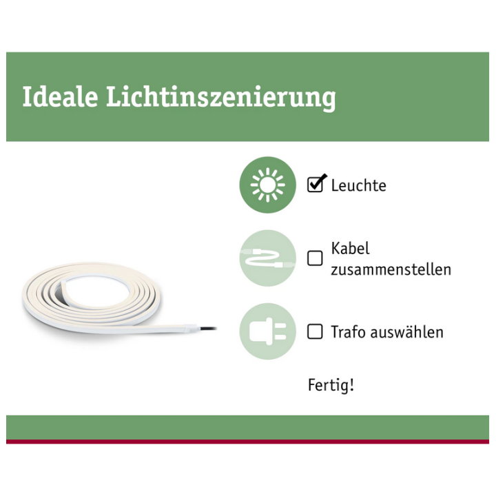 Plug & Shine LED juosta 46W, 10m