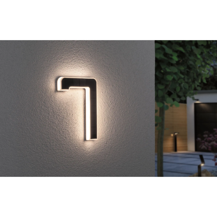 LED namo numerio šviestuvas skaičius 7