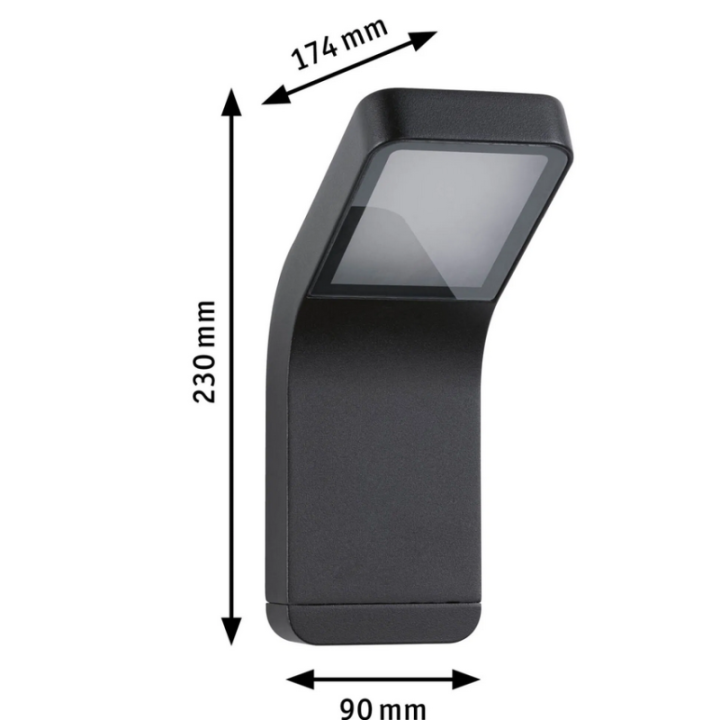 Sieninis šviestuvas Kulma 7,5W