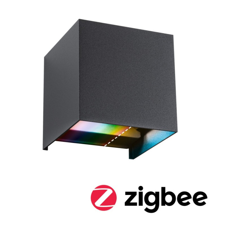 Sieninis šviestuvas Cybo RGBW 2x2,5W