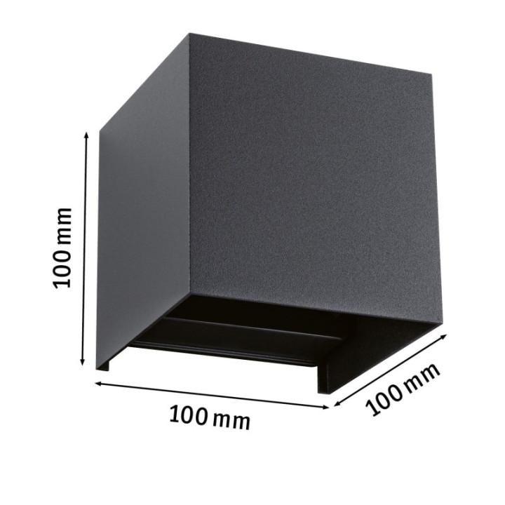 Sieninis šviestuvas Cybo RGBW 2x2,5W