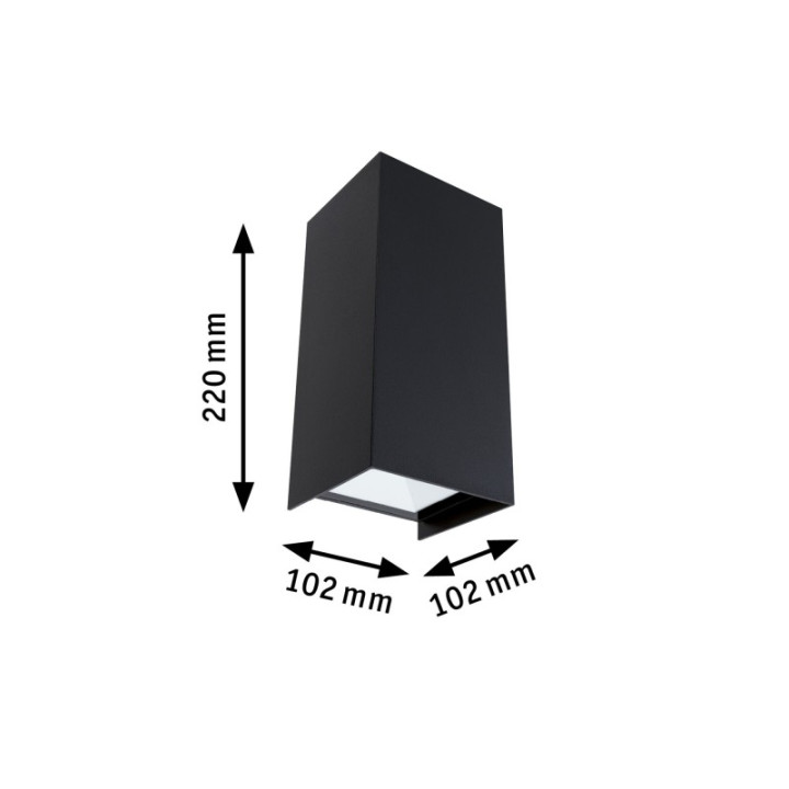 Sieninis šviestuvas Flame 2x5,8W