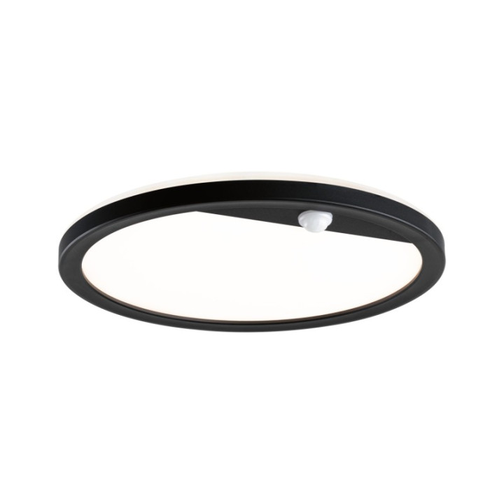 Sieninis šviestuvas Lamina Backlight 14,5W su judesio davikliu, juodos spalvos