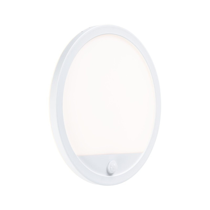 Sieninis šviestuvas Lamina Backlight 14,5W su judesio davikliu, baltos spalvos