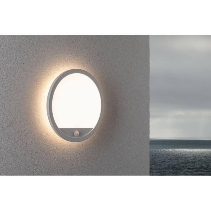 Sieninis šviestuvas Lamina Backlight 14,5W su judesio davikliu, baltos spalvos