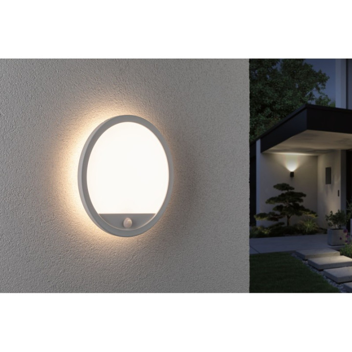 Sieninis šviestuvas Lamina Backlight 14,5W su judesio davikliu, baltos spalvos