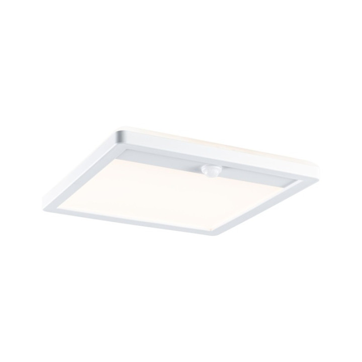 Sieninis šviestuvas Lamina Backlight 14,5W su judesio davikliu, kvadratinis baltas