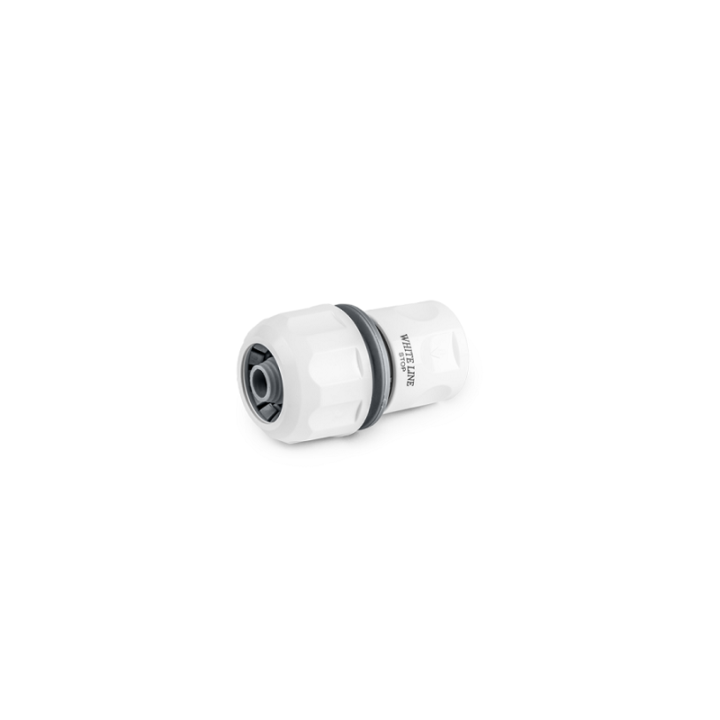 Universalus sujungimas laistymo žarnai GSV x ½" (13mm) arba ¾" (19mm) su STOP